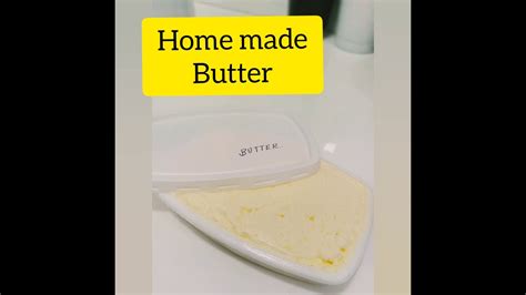 How To Make Homemade Butter Homemade Butter Recipe👩‍🍳 Youtube