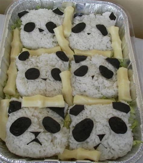 Ten Recipes And Designs For Food Shaped Like Giant Pandas