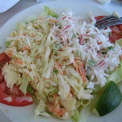 Looking for a great imitation crab mexican recipe? Golden Corral Crab Salad Recipe | Yummly | Sea food salad ...