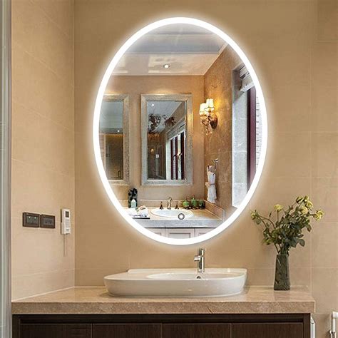 Vanity Art Led Mirror With Touch Sensor 5500k Led 7 Lumen For Each