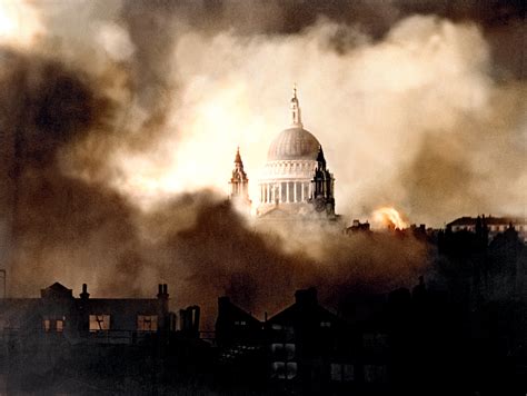 More Experimentation St Pauls Cathedral Through The Smoke Of Burning