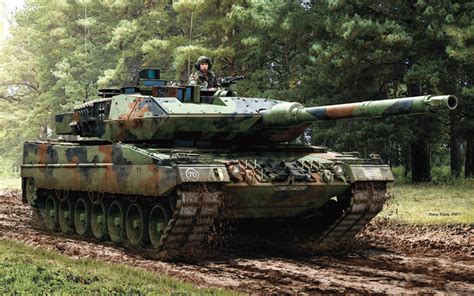Download Wallpapers Leopard 2 German Main Battle Tank German Army
