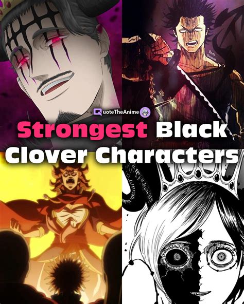 Top 35 Strongest Black Clover Characters Quote The Anime