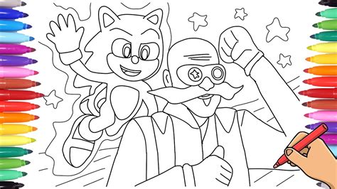 Sonic The Hedgehog And Dr Robotnik Drawing Watch How To Draw Sonic