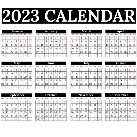 Simple 2023 Calendar Miniamlist Table Design Kalender Calendar 2023