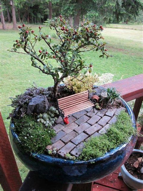 Homemade diy mini zen garden. Miniatur Garten | Fairy gardens | Mini garten, Garten und ...
