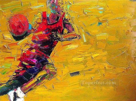 Basketball 01 Impressionists Painting In Oil For Sale