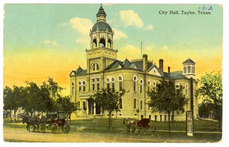 City Hall Taylor Texas The Portal To Texas History