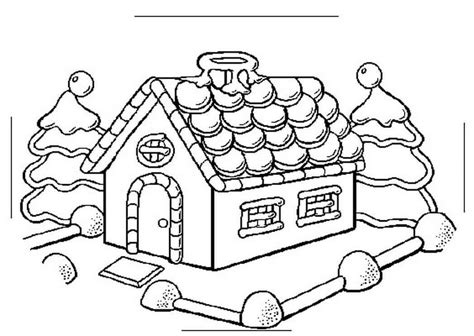 Free Printable Gingerbread House
