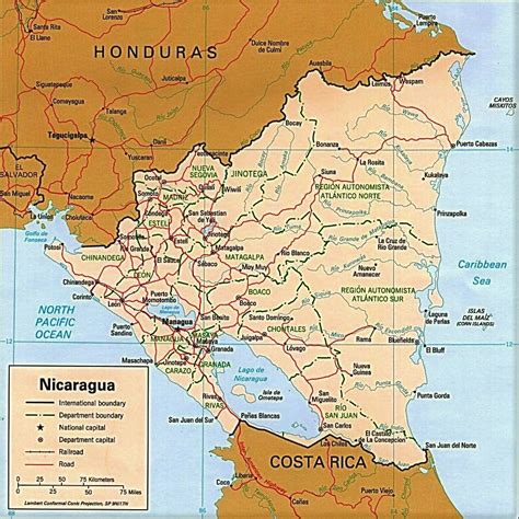 Mapa De Nicaragua Map Porn Sex Picture