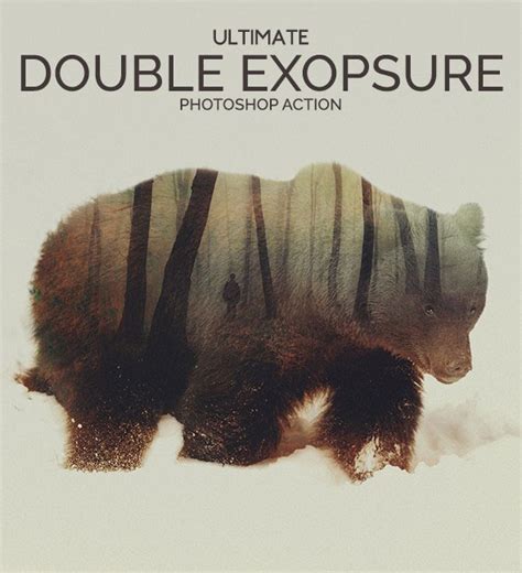 30 Double And Multiple Exposure Photoshop Actions Bashooka