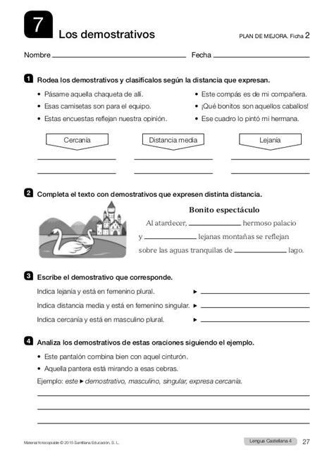 The Spanish Language Worksheet For Students With Pictures And Words On