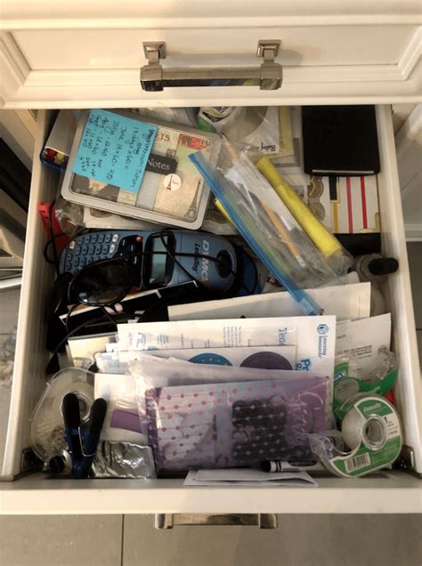 How To Organize Your Kitchen Junk Drawer With Before And After