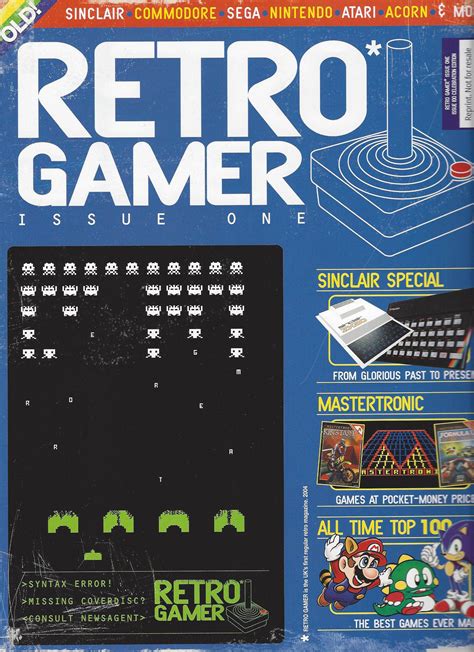 Retro Gamer Magazine Issue 1 Retro Gamer Retro Retro Video Games