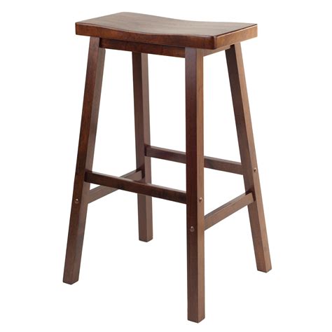 Shop our best selection of wood seat bar stools & counter stools to reflect your style and inspire your home. Amazon.com: Winsome Wood 29-Inch Saddle Seat Stool, Walnut ...