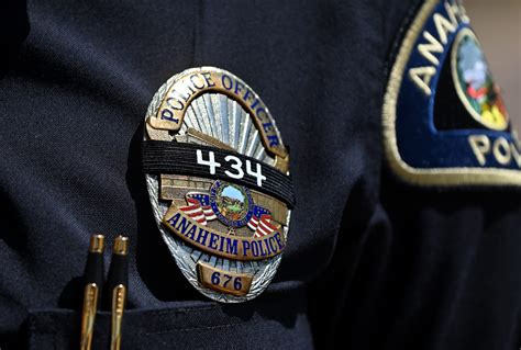 Hundreds gather for the memorial service for Anaheim Police Officer