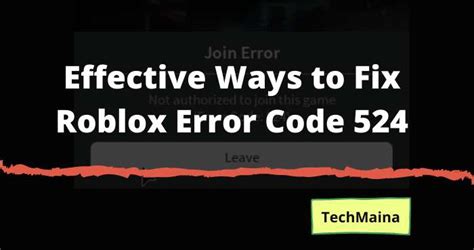 Roblox Error Code