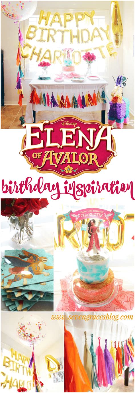 Elena Of Avalor Birthday Inspiration Charlottes 4th Birthday Party