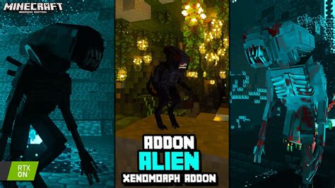 Addon De Alien Para Minecraft Pe Xenomorph Remastered Addon Mejores