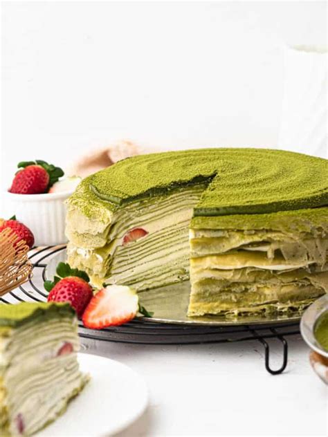 Matcha Mille Crepe Cake Catherine Zhang