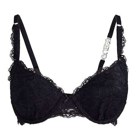 Guess Black Lace Balconette Bra Jarrold Norwich