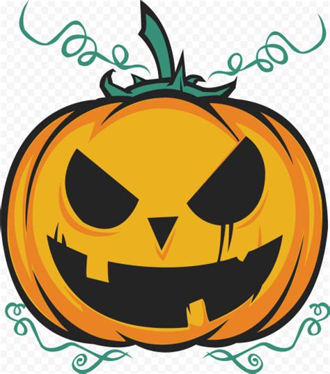 Vector Halloween Jack O Lantern Pumpkin Scary Face Citypng