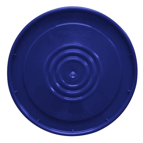 United Solutions 5 Gallon Blue Plastic Bucket Lid In The Bucket