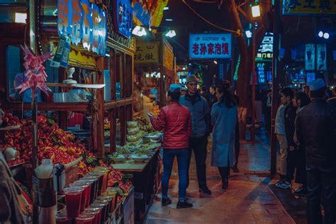 Xian Muslim District Night Market Ikasarnaover