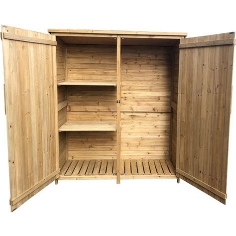 Cabanon Armoire Extérieure En Bois Massif Sundy Dim Ext 1400 X