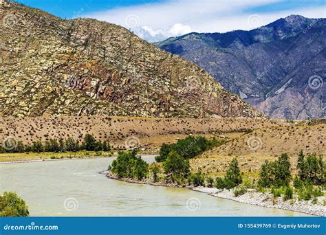 The River Katun Gorny Altai Russia Stock Image Image Of Travel