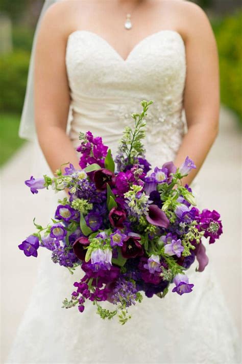 Purple Flowers Bouquet Widgetapo