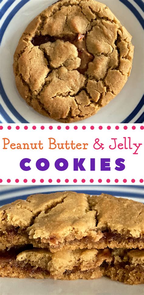 Peanut Butter And Jelly Cookies Fresh From The