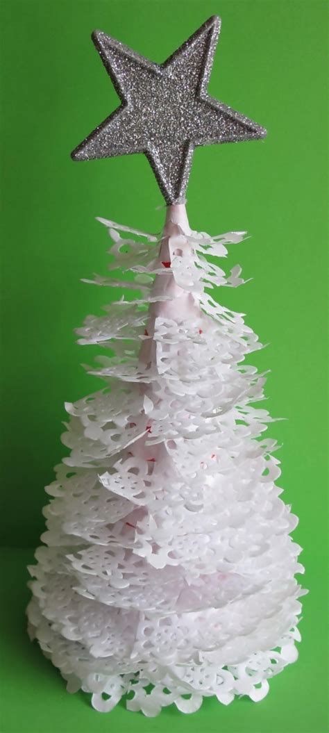 Paper Doily Christmas Tree My Frugal Christmas