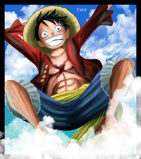 One Piece Monkey D Luffy By Tice83 On Deviantart