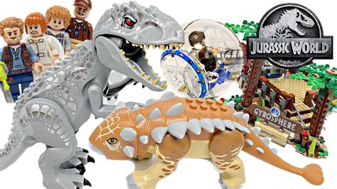 Lego Jurassic World Indominus Rex Vs Ankylosaurus Review Set