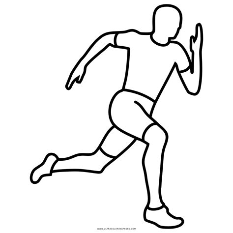 Runner Coloring Page Ultra Coloring Pages