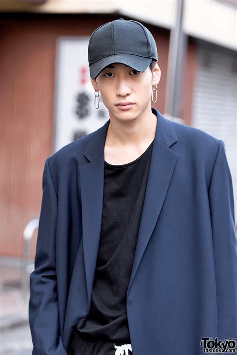 Harajuku Male Models Wearing Lad Musician Dior Homme And
