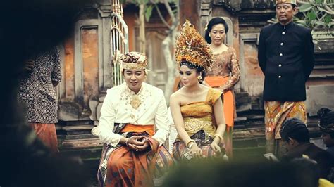 The Wedding Rendra And Noora Balinese Wedding Ceremony Youtube