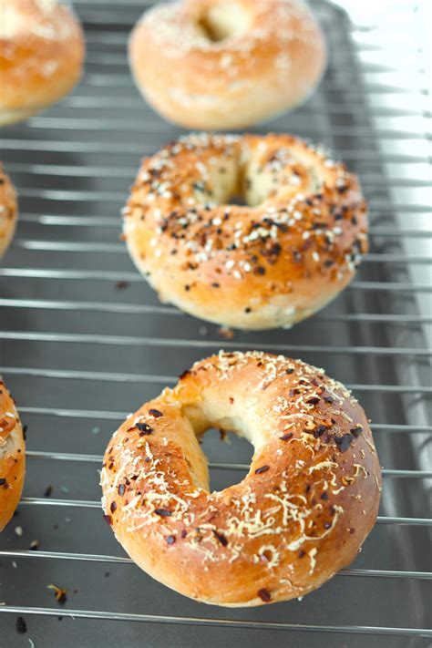 Easy Homemade Bagels Made With Greek Yogurt That Spicy Chick
