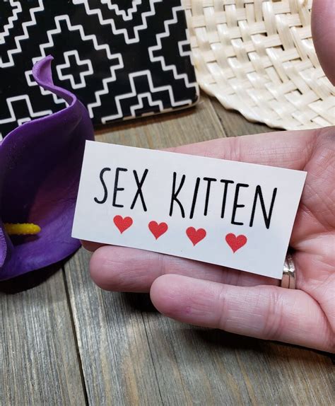 Sex Kitten Temporary Tattoos Sex Tattooxxxsexy Striptease Etsy