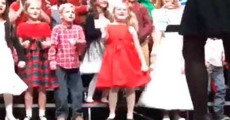 8 year old steals the show at school christmas concert madly odd