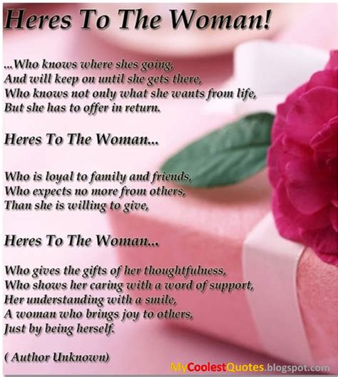 My Coolest Quotes Heres To The Woman