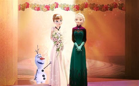 Anna And Kristoff S Wedding Elsa And Anna Photo Fanpop