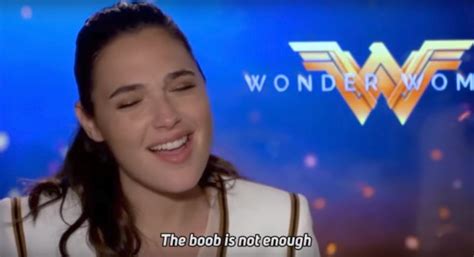 Wonder Woman Gal Gadot Sings About Boobs