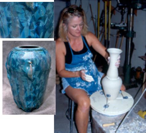 Raging Clay Ceramic Artist Rhonda A Davis Pottery Vases