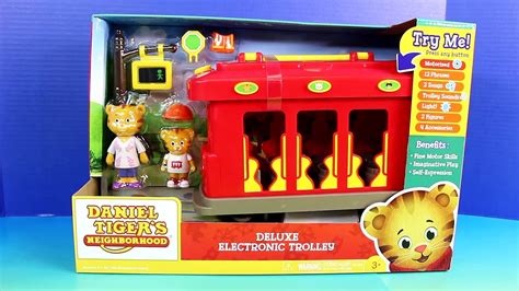 Daniel Tigers Neighborhood Deluxe Eloctronic Trolley With Elmo Cookie