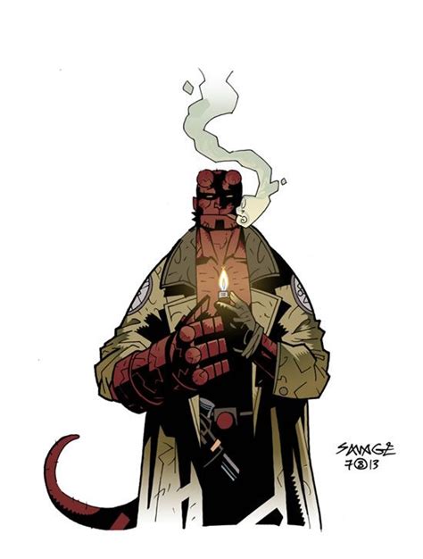 Comic Character Inspiration Hellboy Character Drawing