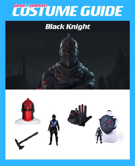 Black Knight Costume Diy Fortnite Cosplay With Helmet Armor And Shield