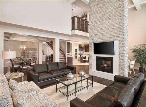 Ari genuine leather modern leather sofa. Modern Farmhouse Living Room with Leather sofa 94 Devon ...