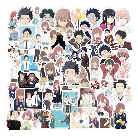 Buy 50pcs A Silent Voice Stickers For Water Bottlejapanese Anime The